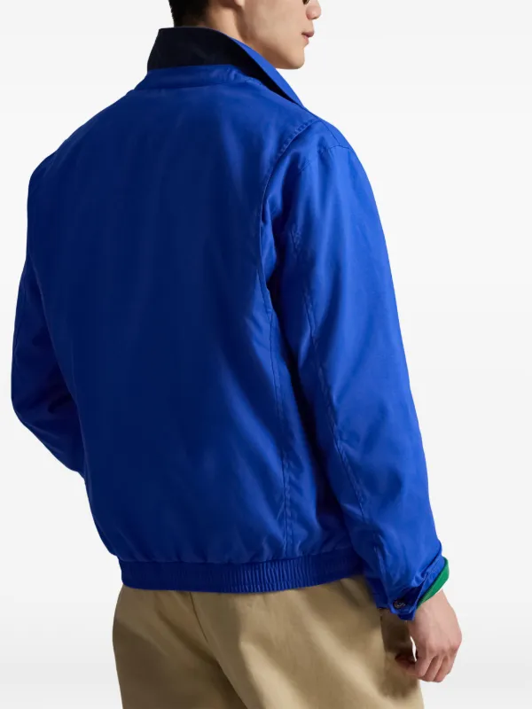 Polo Ralph Lauren Twill Bi-Swing logo-detail Jacket | Blue