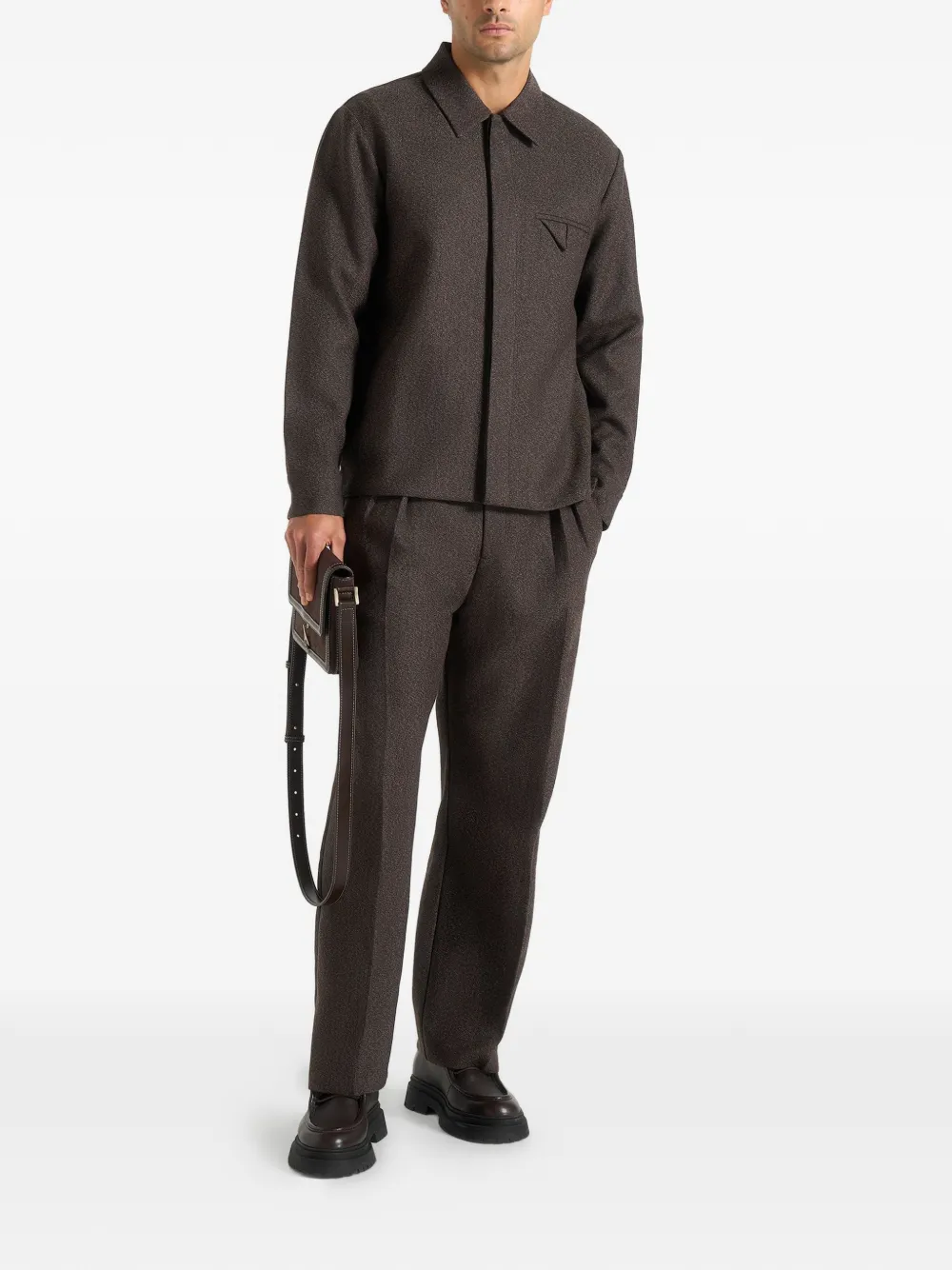 Manière De Voir Elliot overhemd - Bruin