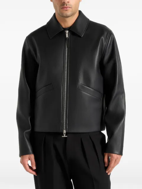Manière De Voir Yves フェイクレザージャケット