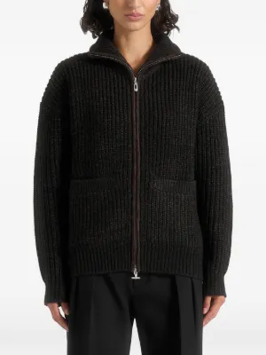 Protémoa triple-zipped Cardigan | Grey | FARFETCH
