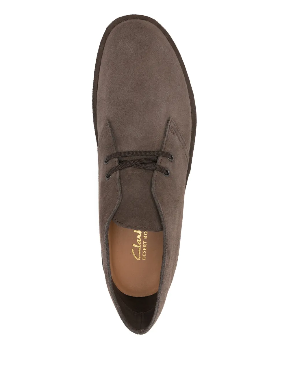 Clarks Originals Leren veterlaarzen Bruin