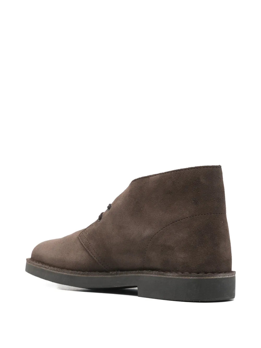 Clarks Originals Leren veterlaarzen Bruin