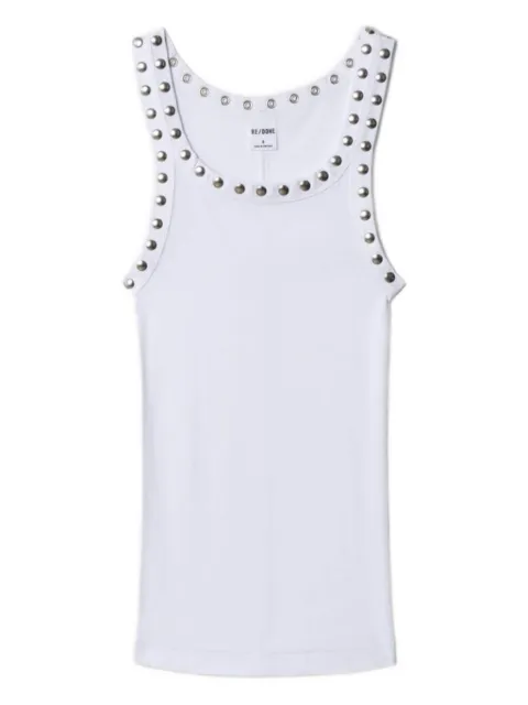 RE/DONE studded ribbed tank top