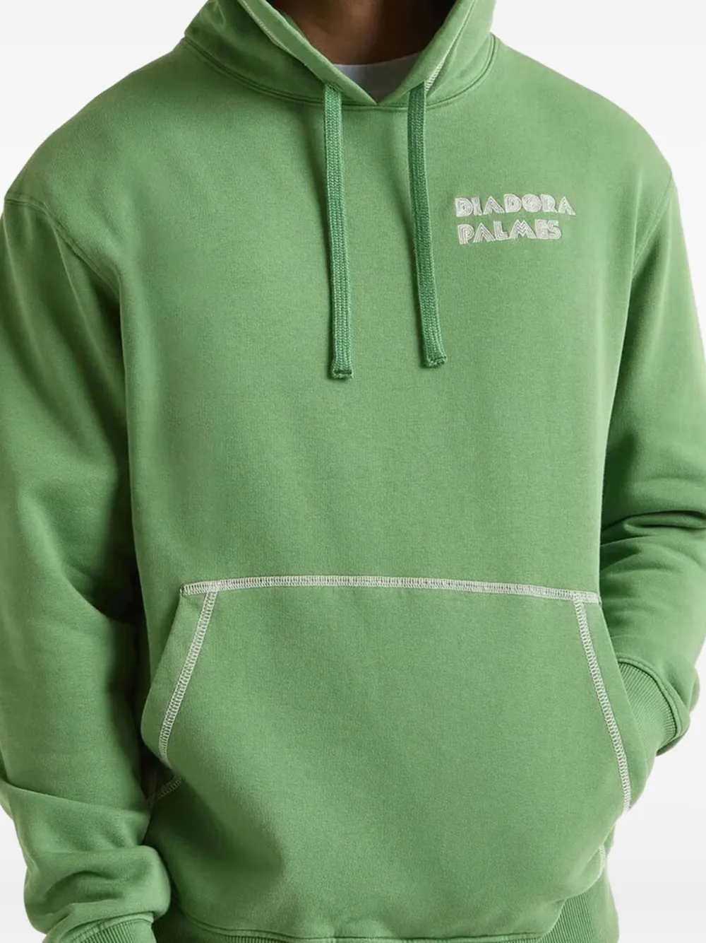 Diadora Legacy hoodie met borduurwerk Groen