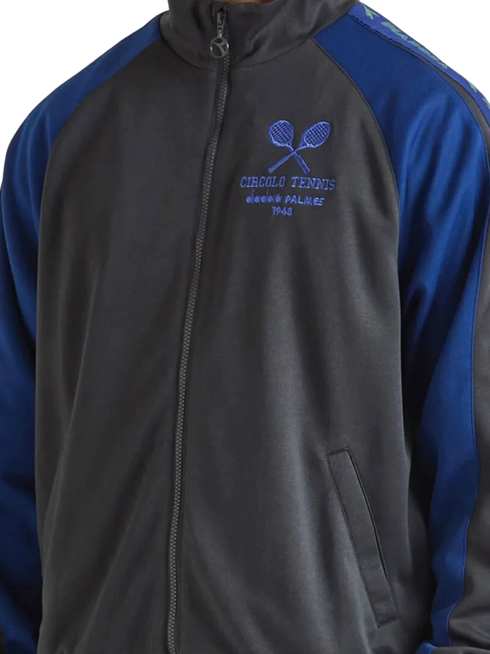 Diadora Logo-embroidery Sweatshirt In Blue