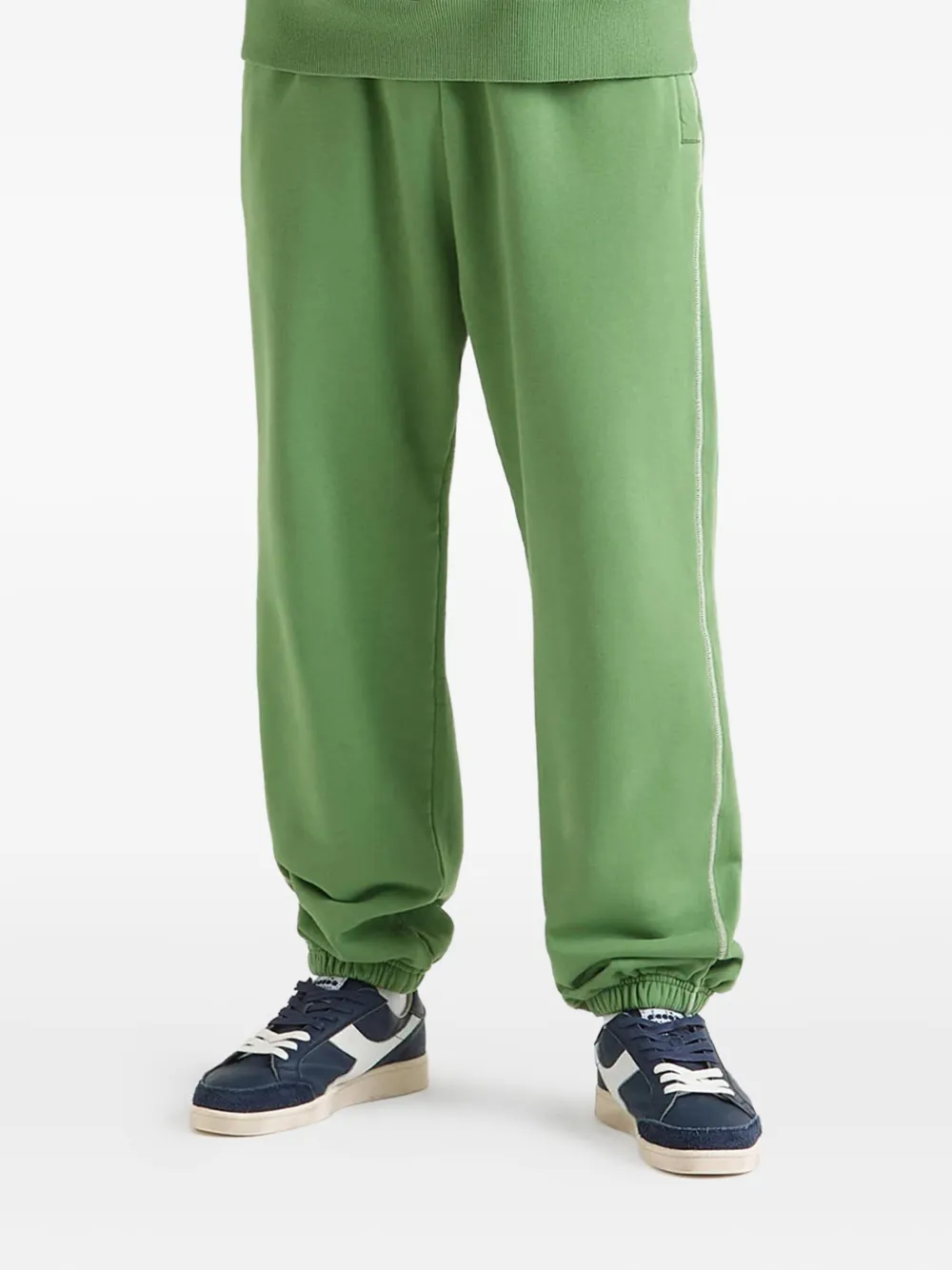 Diadora Legacy logo-detail track pants - Groen