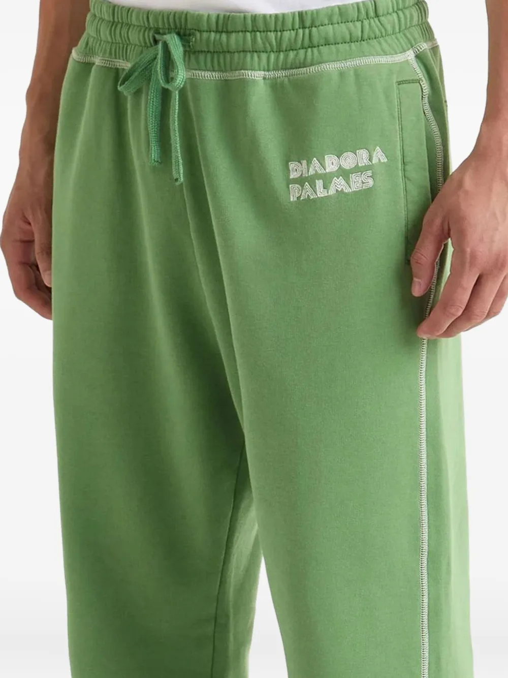 Diadora Legacy trainingsbroek met logodetail Groen