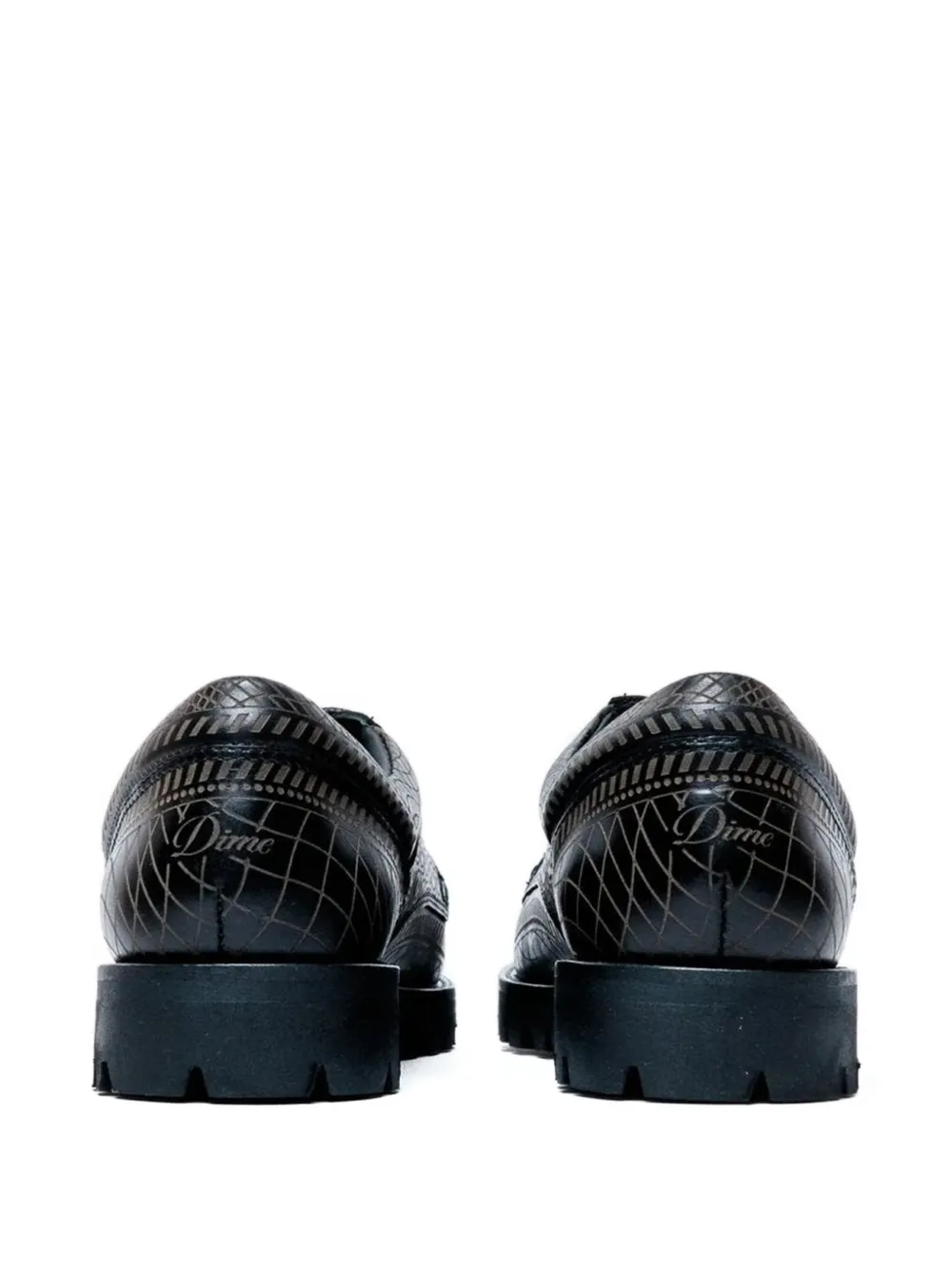 Paraboot Thiers Dime leren derby schoenen Zwart