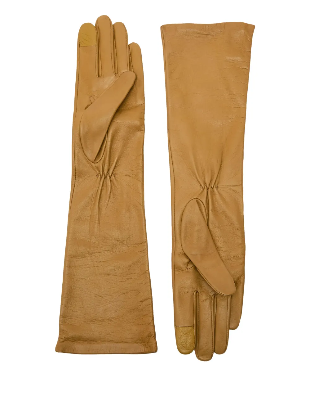 HANDSOME STOCKHOLM Essentials long gloves - Marrone