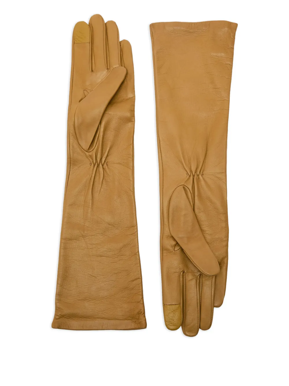 HANDSOME STOCKHOLM Essentials long gloves - Marrone