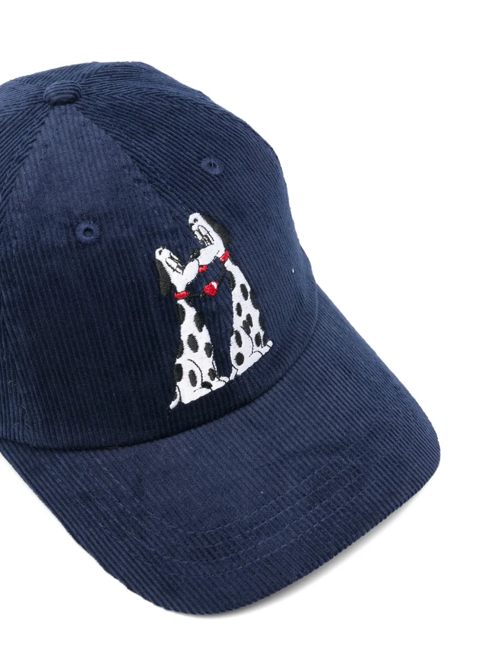 CARNE BOLLENTE Truckstop Tails embroidered-detail cap hat Blauw