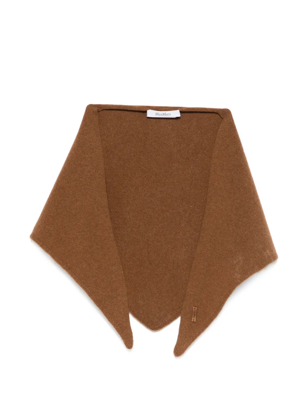 Max Mara triangular scarf - Marrone