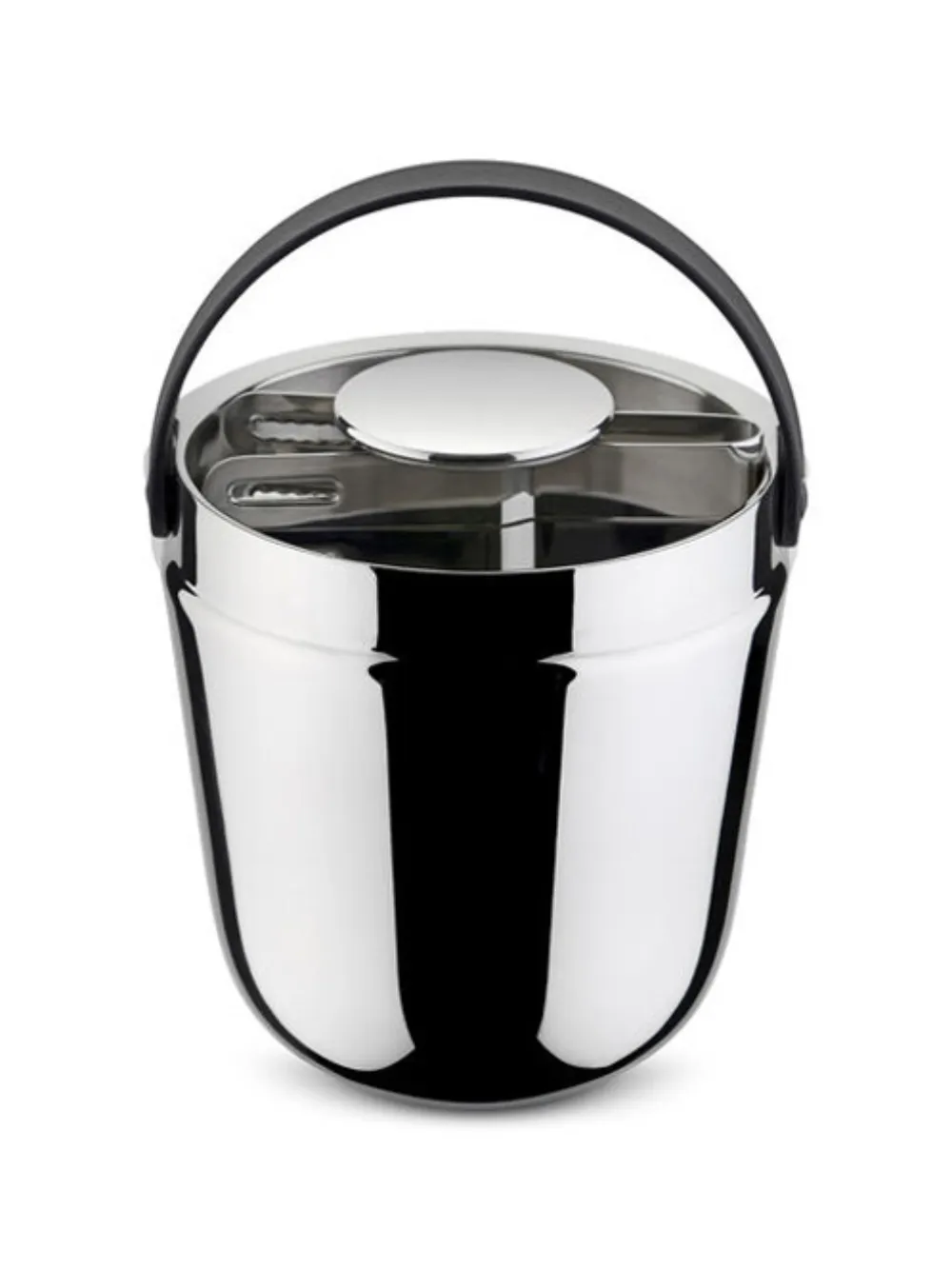 Alessi ハンドルディテール アイスバケット 16cm x 15cm | シルバー