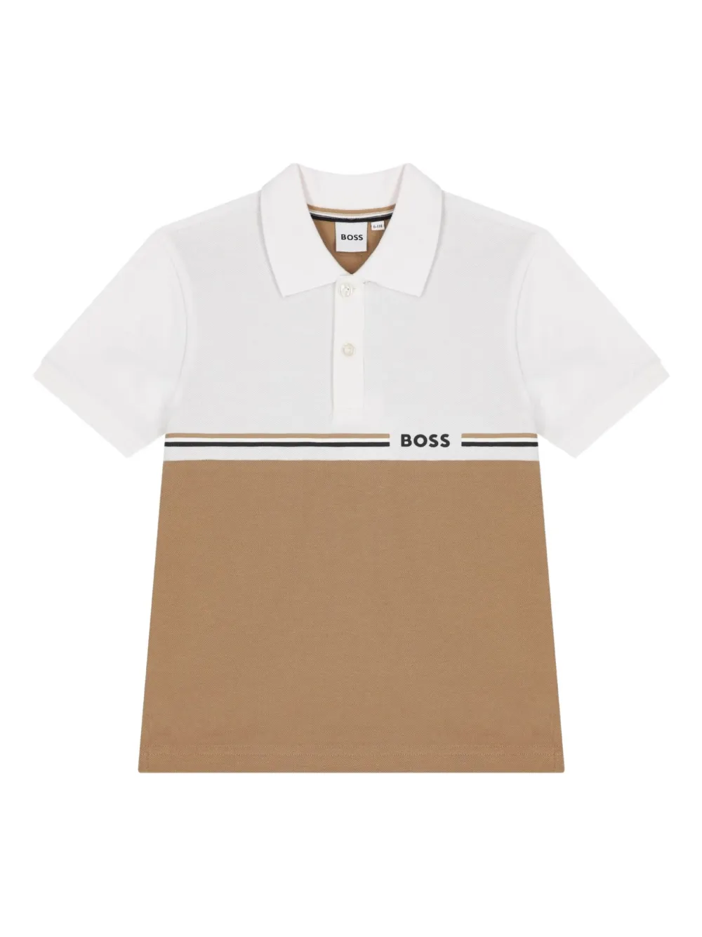 BOSS Kidswear logo polo shirt - Bianco