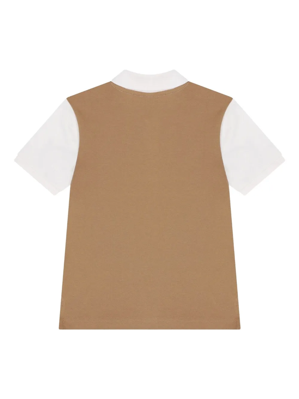 BOSS Kidswear Poloshirt met logo Wit