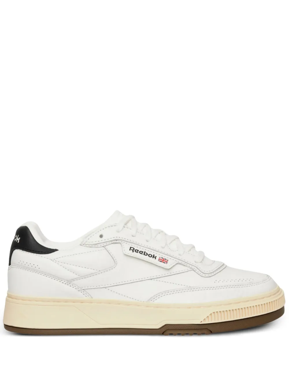 Reebok lace-up leather sneakers - ホワイト