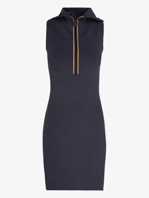 K-Way R&D zip-neck mini dress
