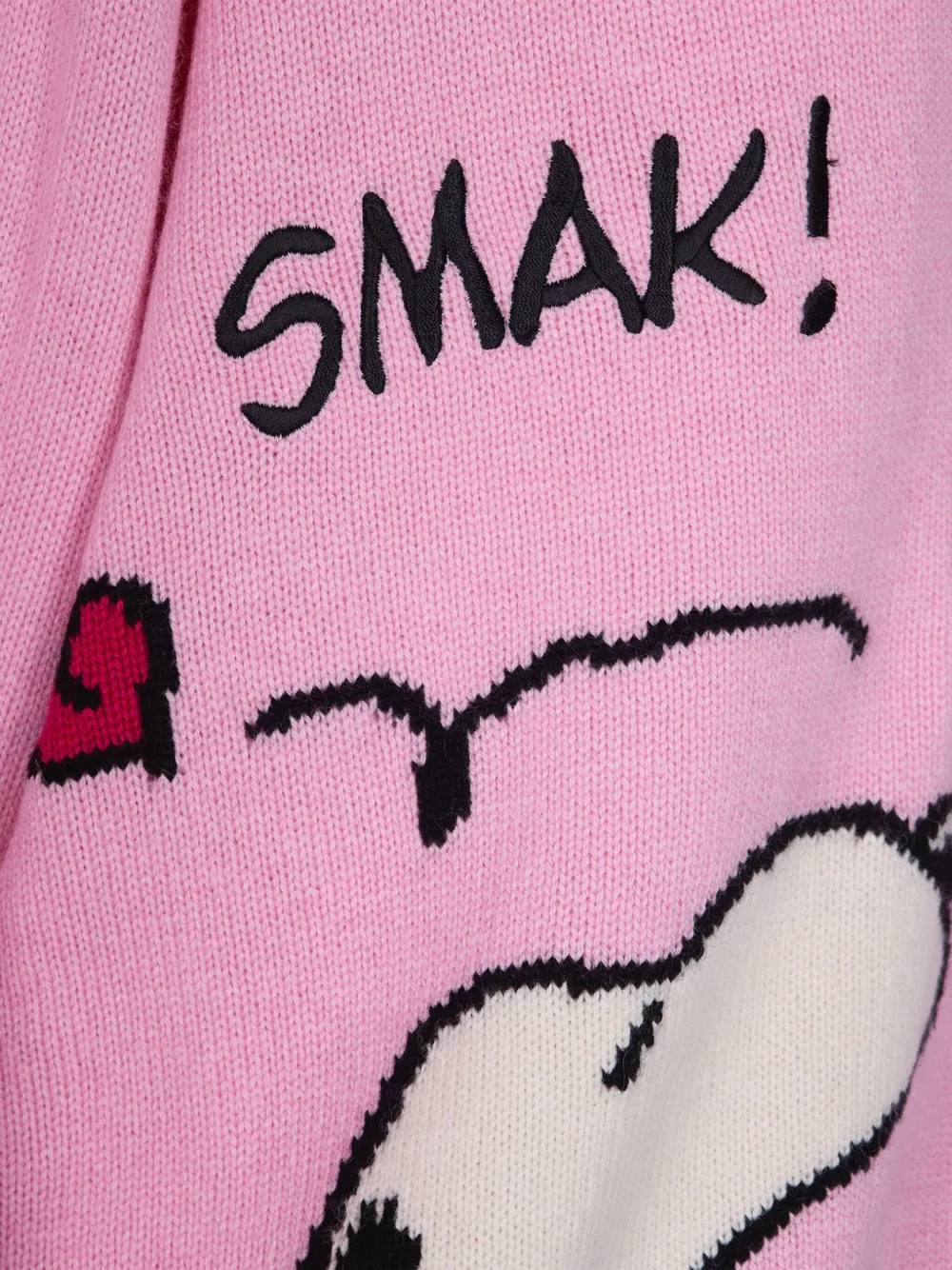 MC2 Saint Barth Vest met V-hals en hartprint Roze