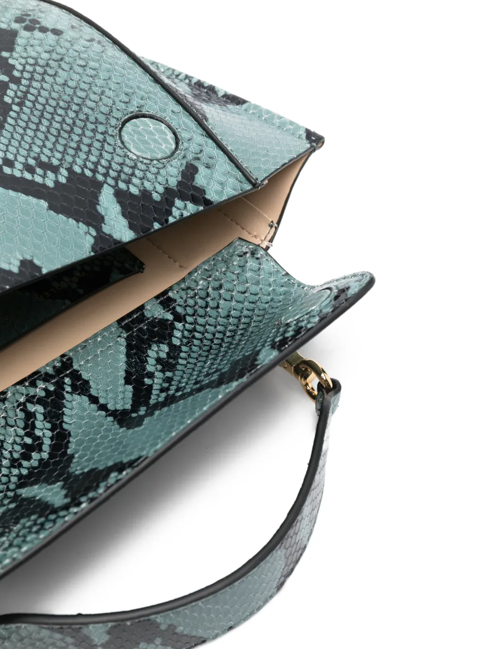 Wandler Flap Top Handle Tote Bag In Blue