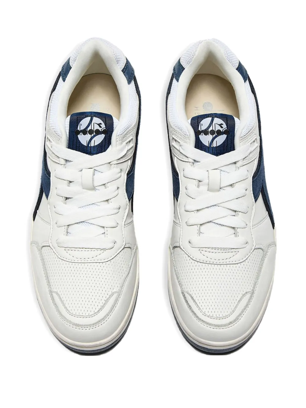 Diadora B.560 Perforated Sneakers In Multi