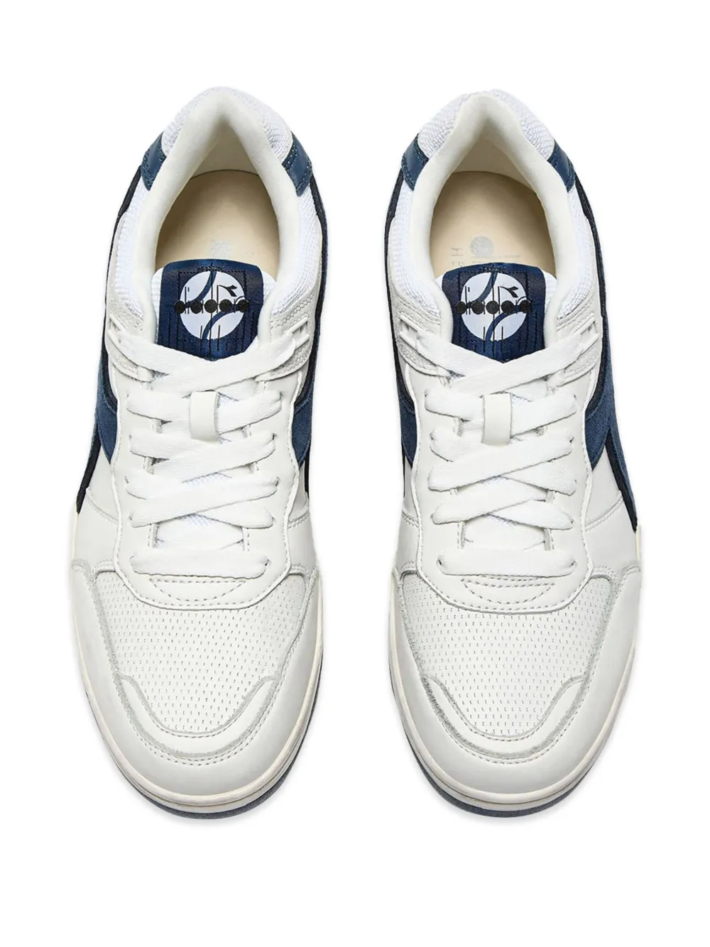 Diadora B.560 geperforeerde sneakers Wit