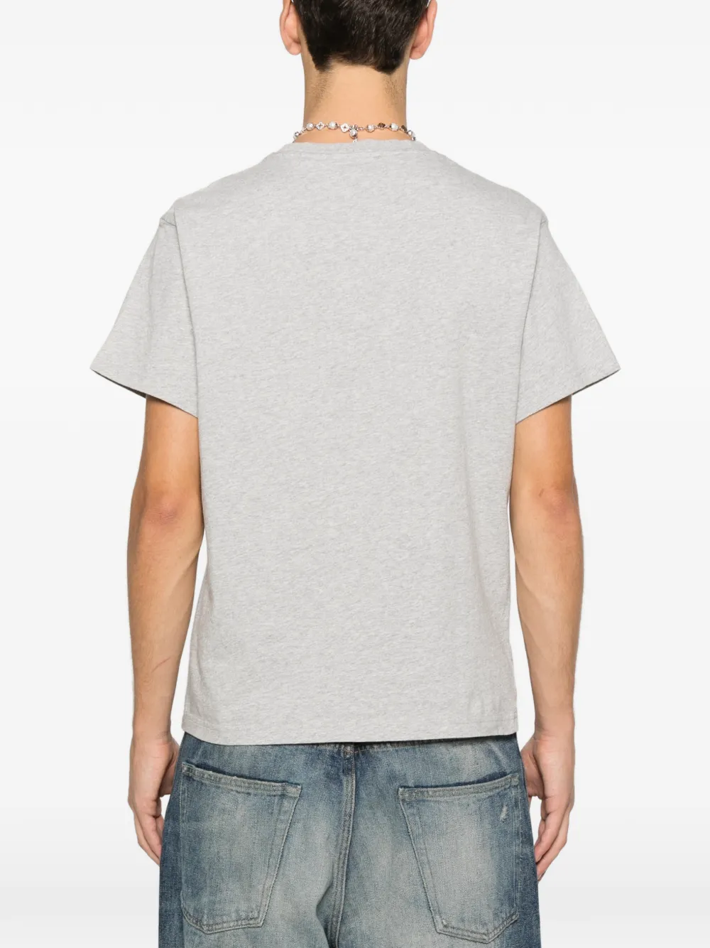 Carne Bollente X Olga Goose Candle The Pooch Smooch Graphic T-shirt In Gray