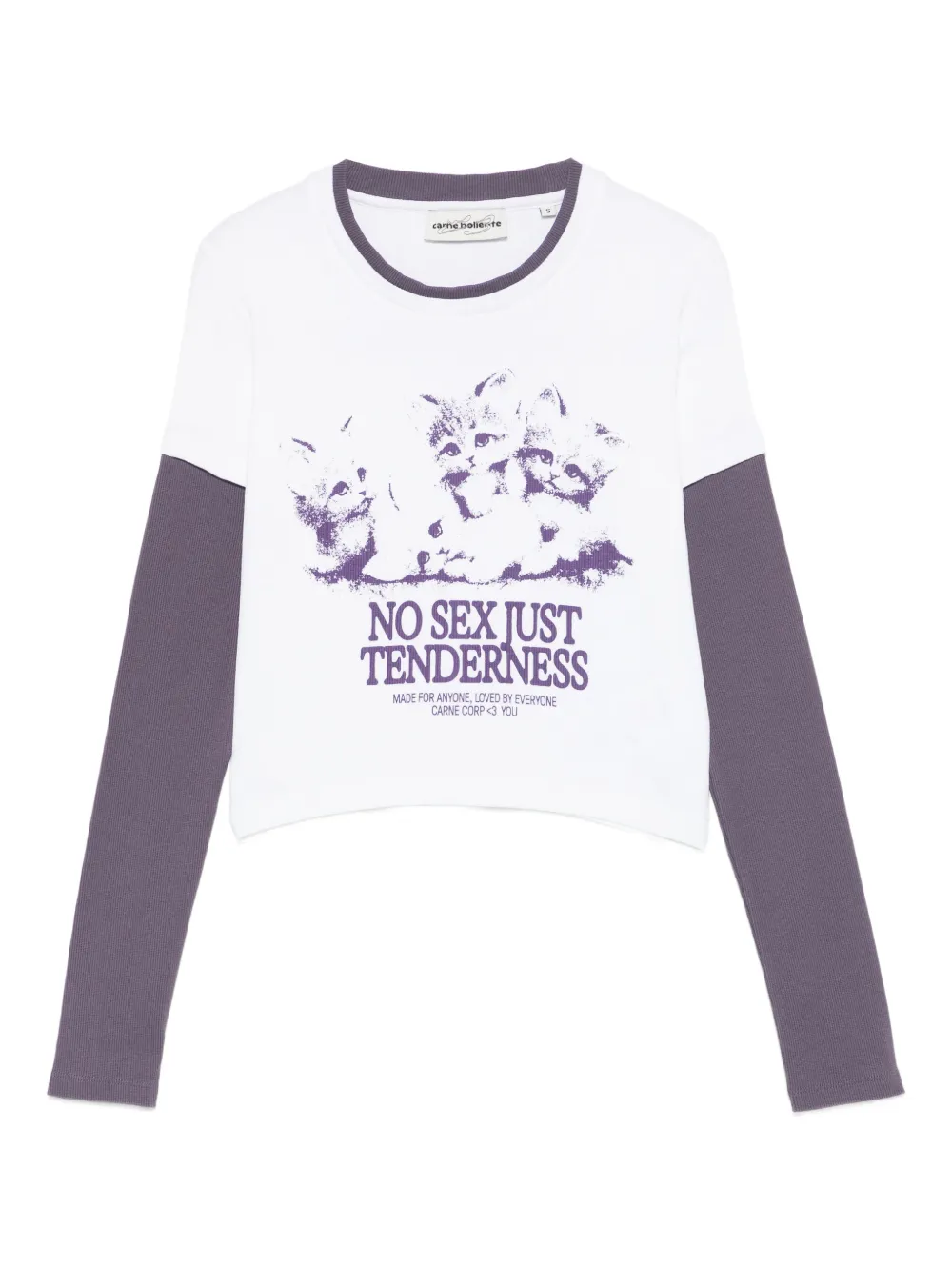 Carne Bollente Kitten Crush Graphic T-shirt In Red