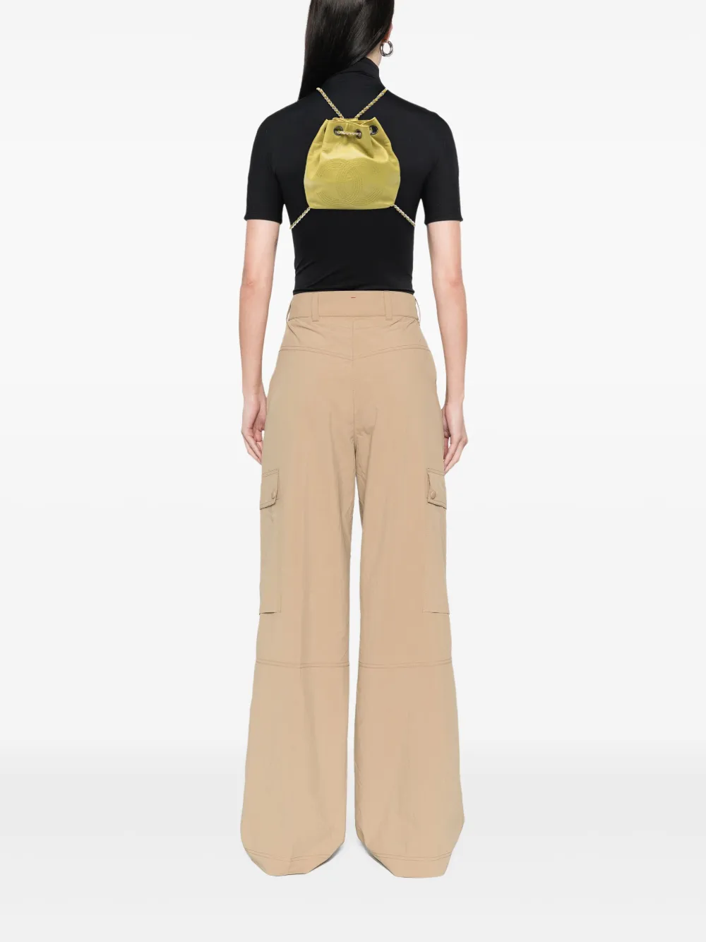 CHANEL Pre-Owned 1996-1997 CC Lambskin Drawstring backpack | Pre-Owned | Image 2