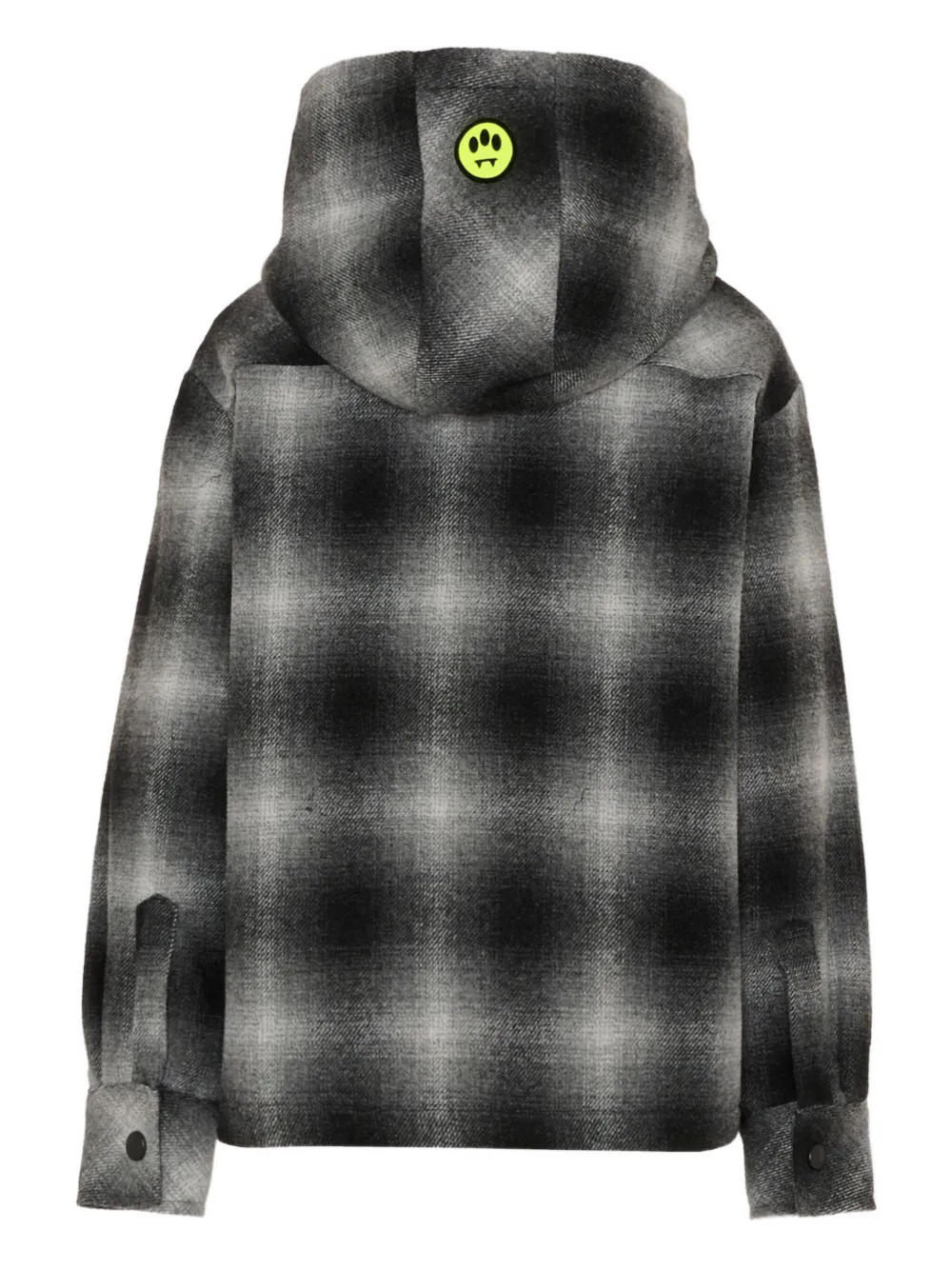 Barrow kids Geruit jack met capuchon Grijs