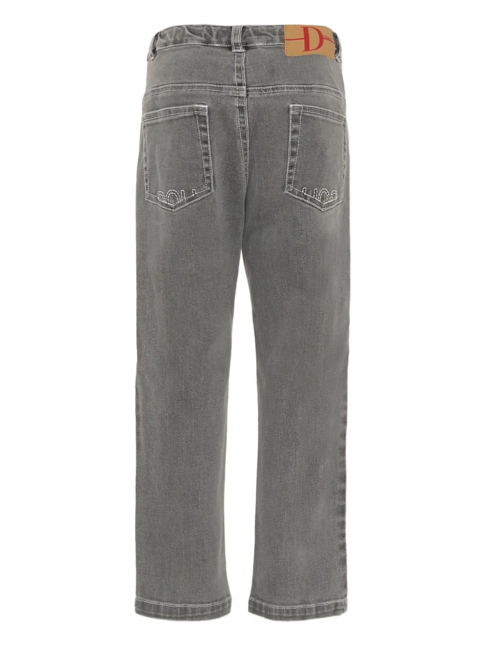 Douuod Kids Jeans met opgestikte zak Grijs