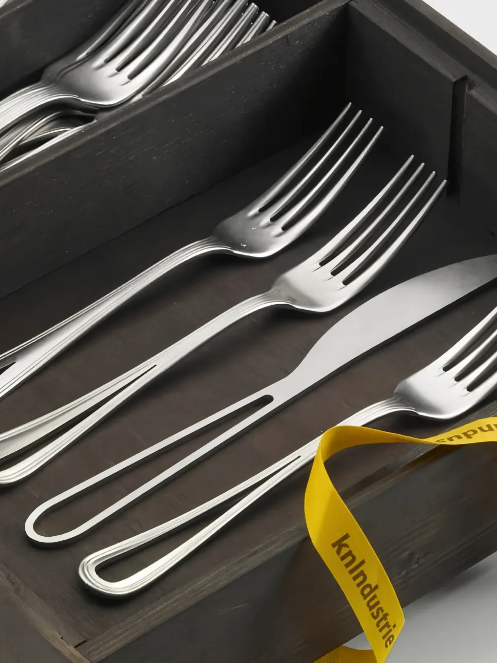 Dem Stone-Washed Effect Cutlery (Set Of Four)