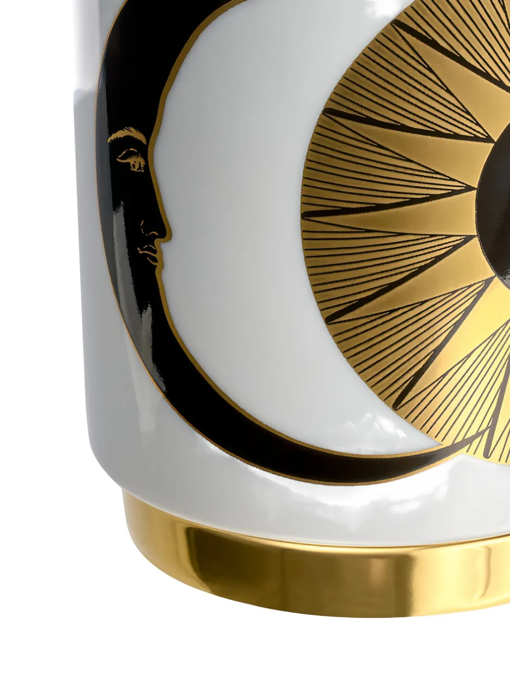 Fornasetti Giorno E Notte candle (235g) - Wit