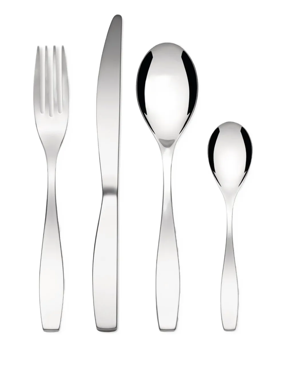 Alessi Duna Cutlery (six-person Setting) In Silver