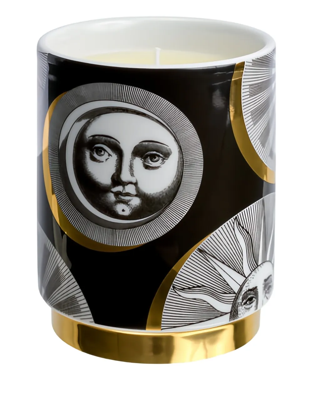 Fornasetti Soli E Lune Candle In Black
