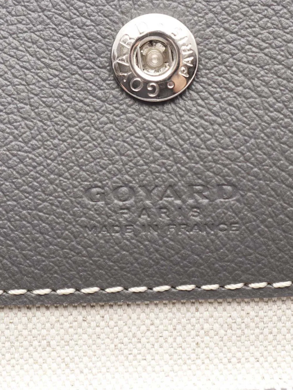 Pre-owned Goyard 2010-2025 Ine Saint Louis Pm Tote Bag In Gray