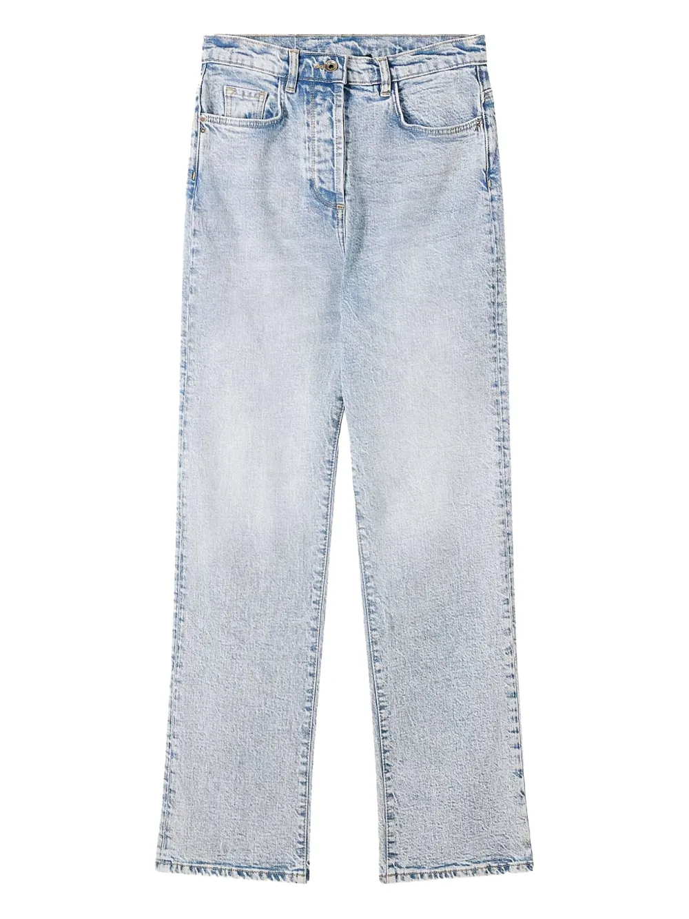 Patrizia Pepe Button Pantaloni Pants In Blue