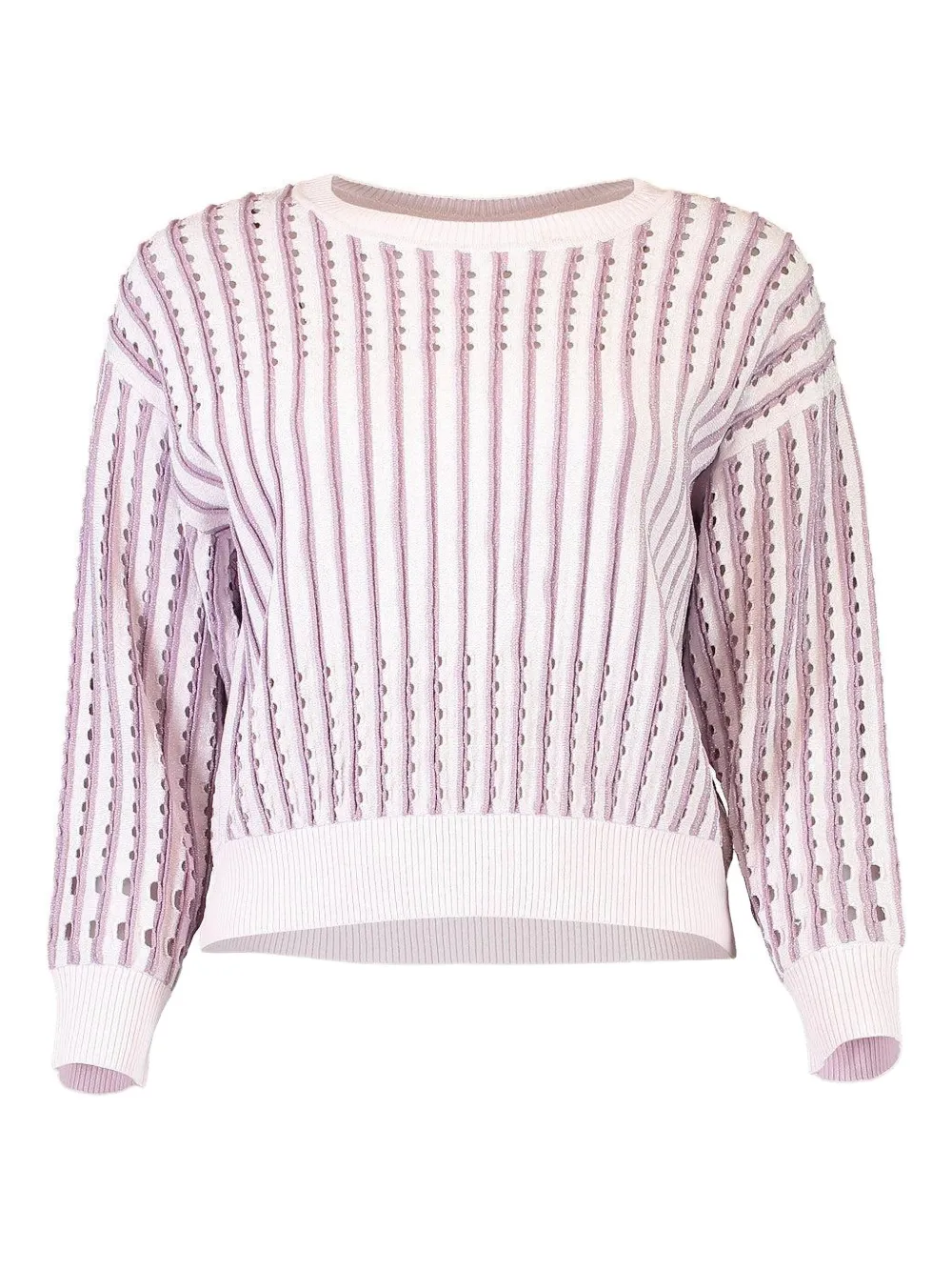 Christy Lynn Maglione Anaya gessato - Bianco