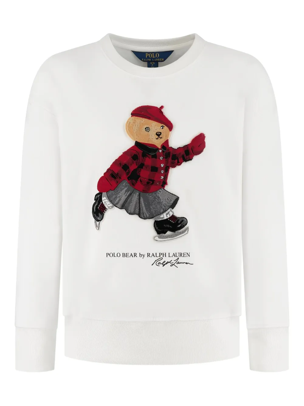 POLO RALPH LAUREN KIDS Polo Bear sweatshirt - ホワイト POLO RALPH LAUREN KIDS Polo Bear sweatshirt - ホワイト