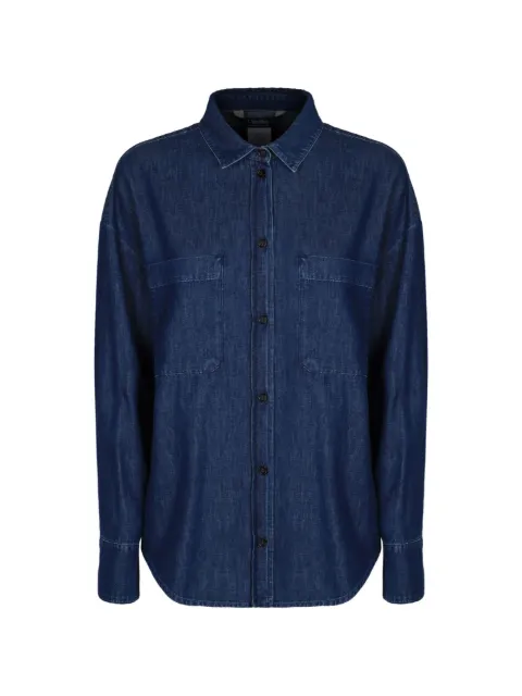 'S Max Mara button-fastening denim shirt