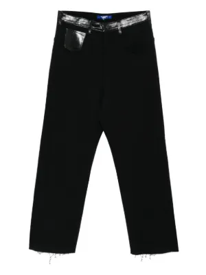 Comme Des Garçons Homme Deux テーパードパンツ | ブラック | FARFETCH JP