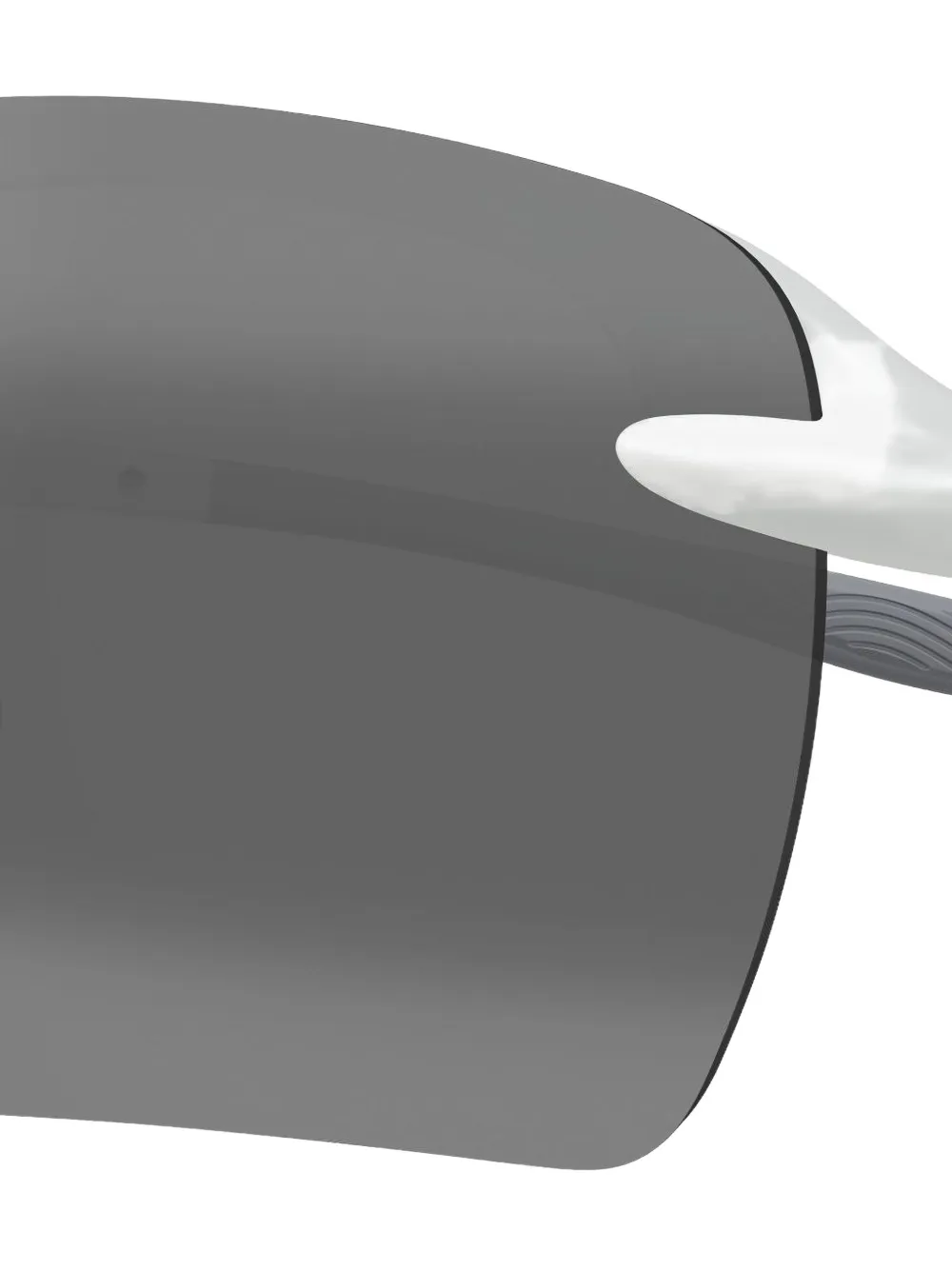 Maui Jim Ho'okipa Ultra G Rectangle-frame Rimless Sunglasses In White