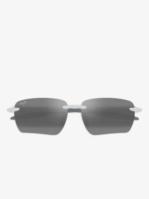 Maui Jim Ho’okipa Ultra G rectangle-frame rimless sunglasses