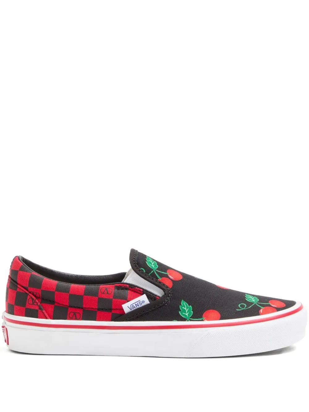 Valentino Garavani x Vans Sneakers senza lacci con stampa Cherryfic - Nero