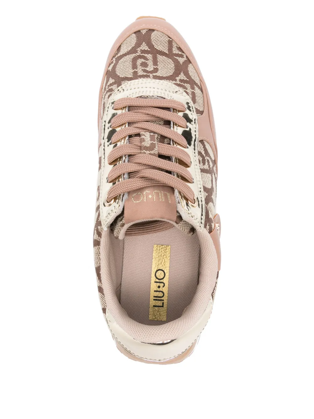 Liu •jo 40mm Evelyn 915 Monogram Sneakers In Multi