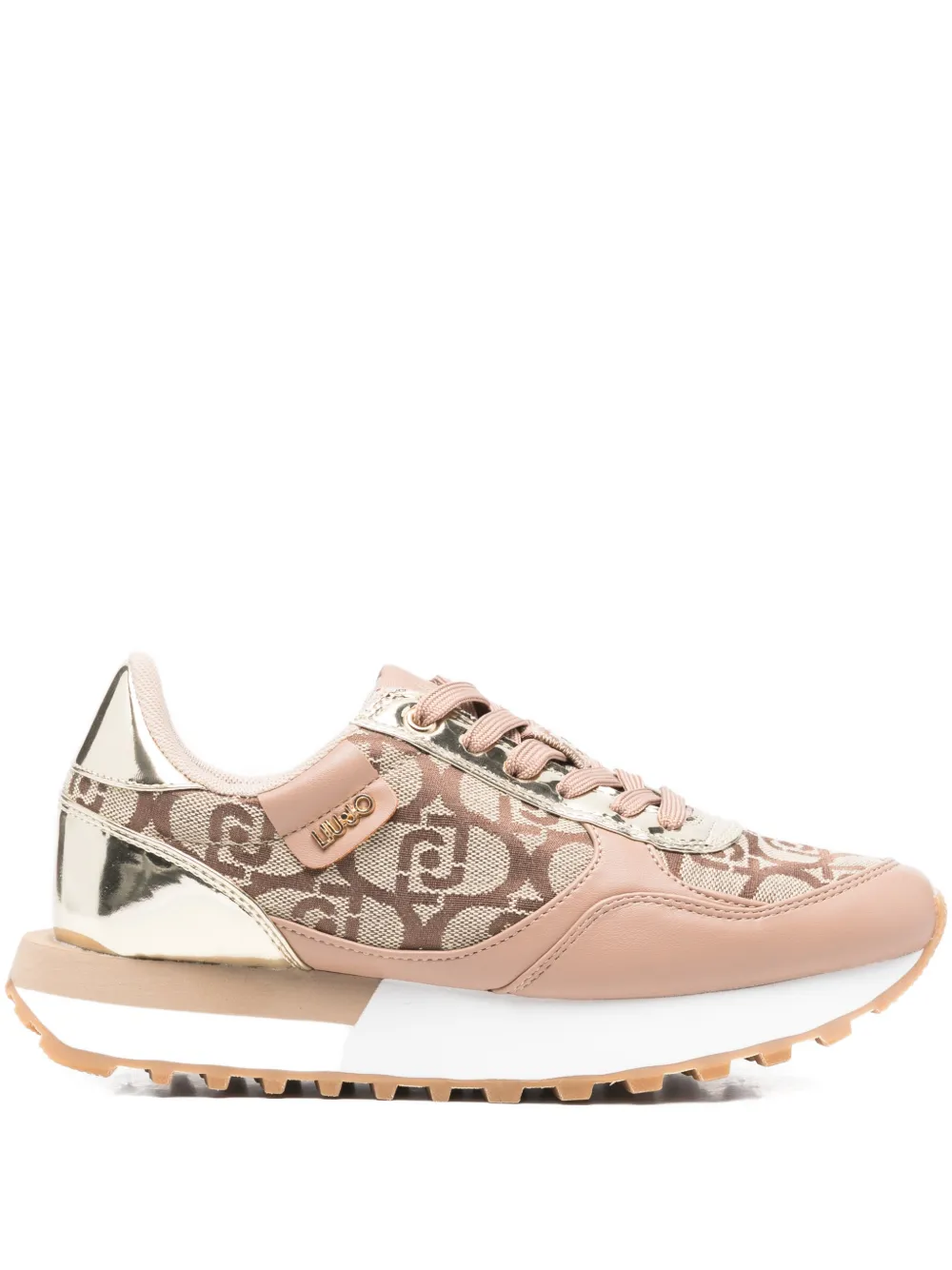 Liu •jo 40mm Evelyn 915 Monogram Sneakers In Multi