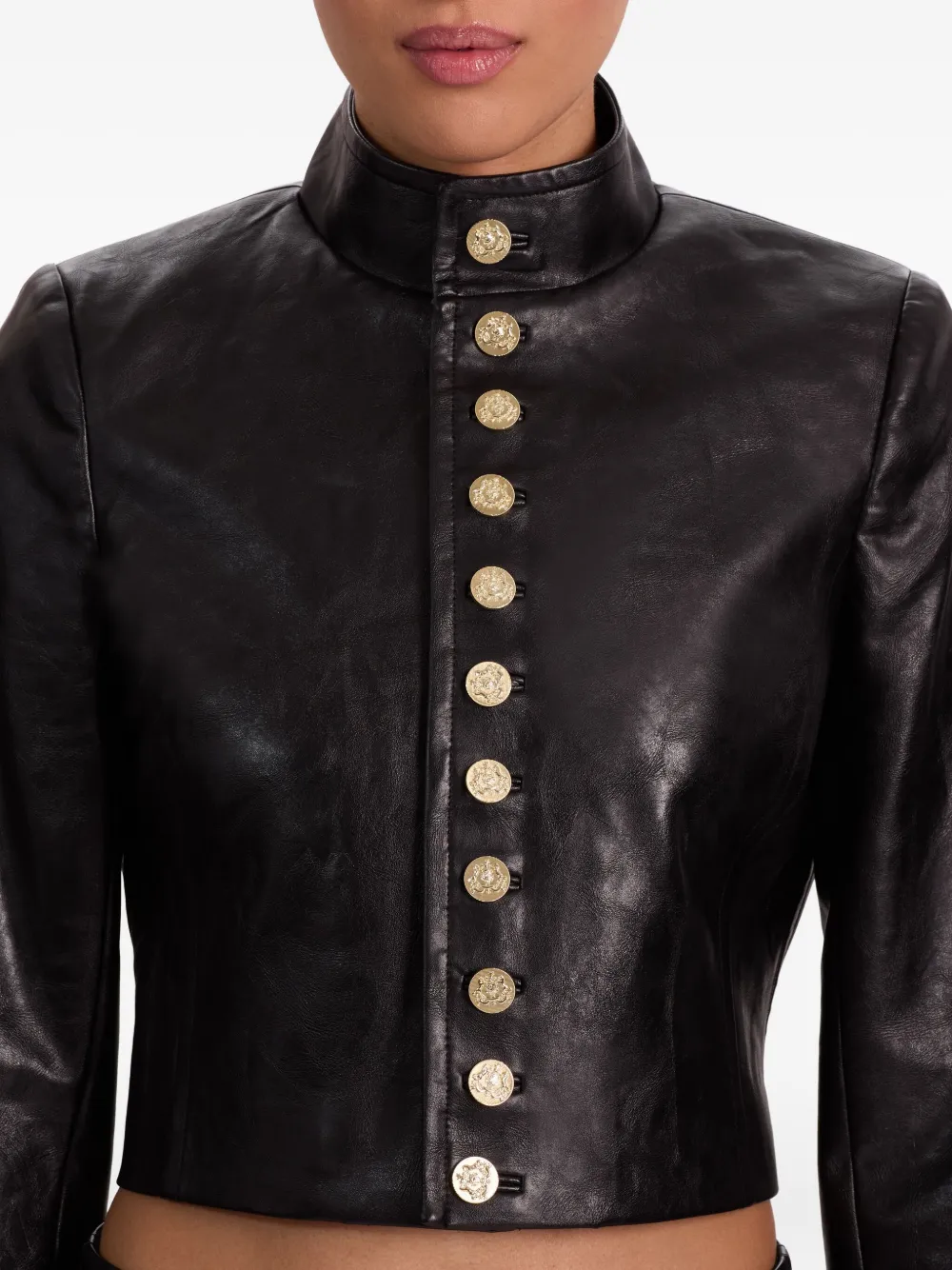 alice + olivia Emerson legerjack met knopen Zwart