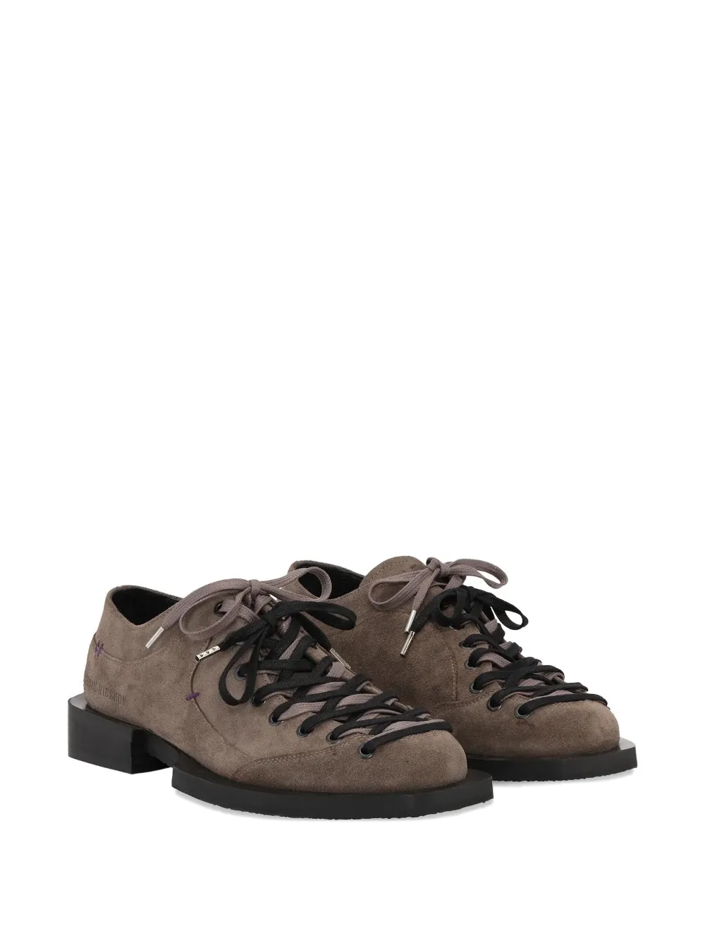 Henrik Vibskov Kelly suede lace-up shoes - Neutrals