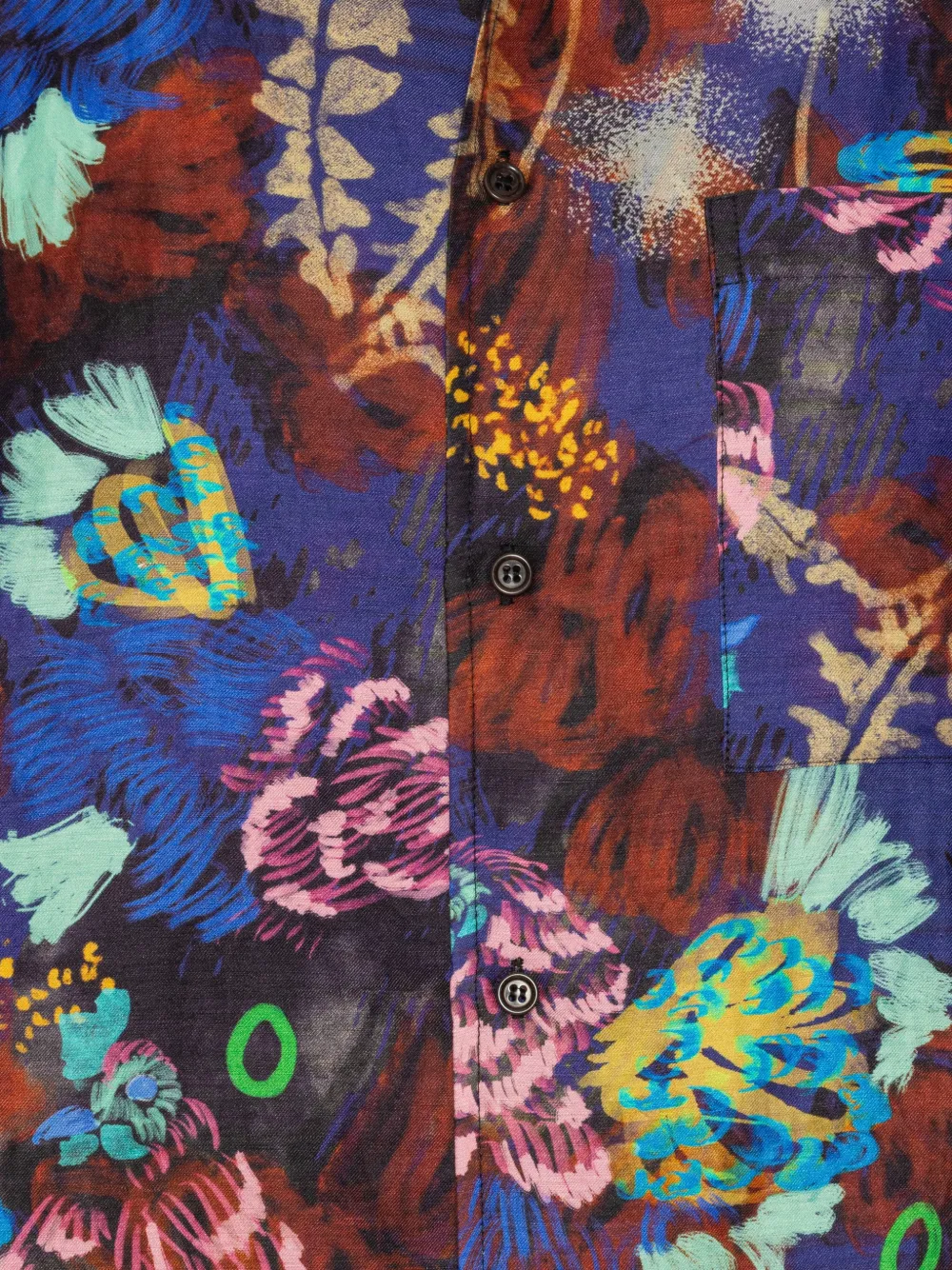 Henrik Vibskov Overhemd met print Blauw