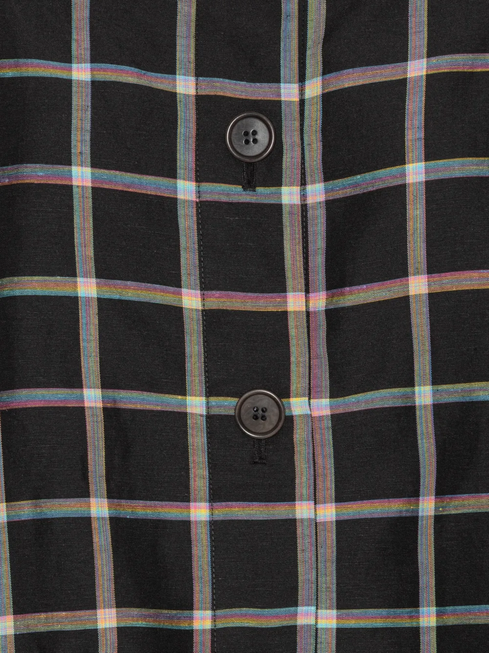 Henrik Vibskov Geruit blouse Zwart