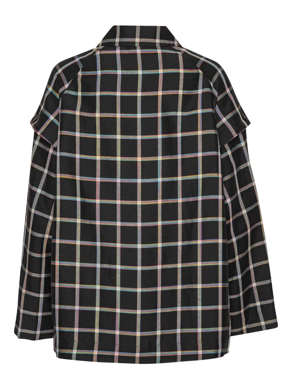 Henrik Vibskov Geruit blouse Zwart